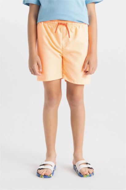 شورت بحر اولادي بيزك برتقالي