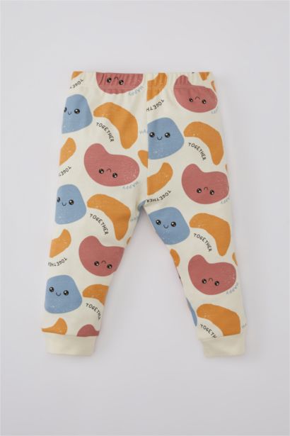 Baby Boy Patterned 2 Piece Pajama Set