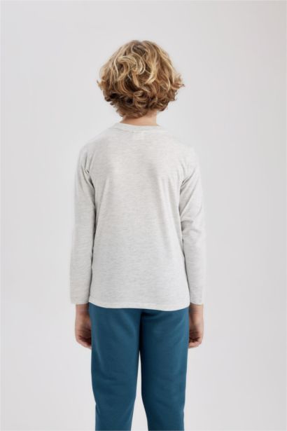 Boy Regular Fit Crew Neck Long Sleeve T-Shirt