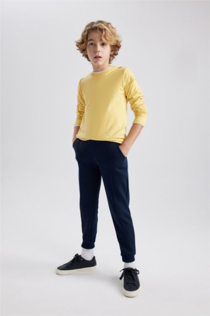 Boy Regular Fit Crew Neck Long Sleeve T-Shirt