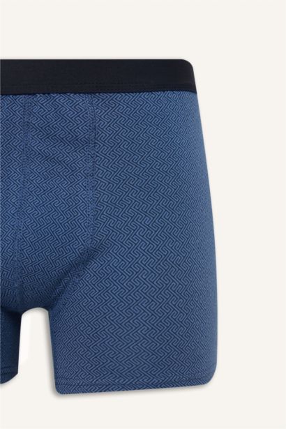 Regular Fıt Etnik Desenli 3'lü Boxer