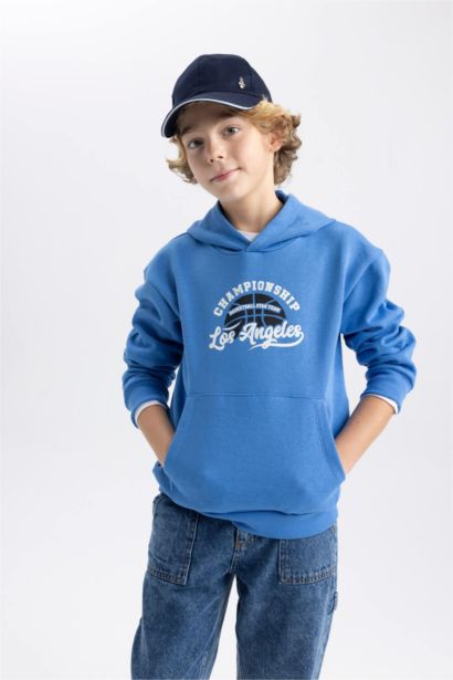 Boy Regular Fit Hooded Sweatshirt
