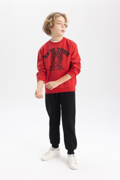 Boy Regular Fit Crew Neck Sweatshirt