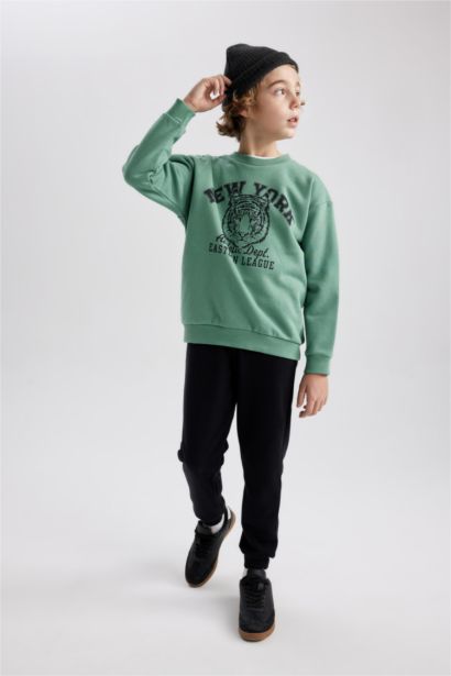 Boy Regular Fit Crew Neck Sweatshirt