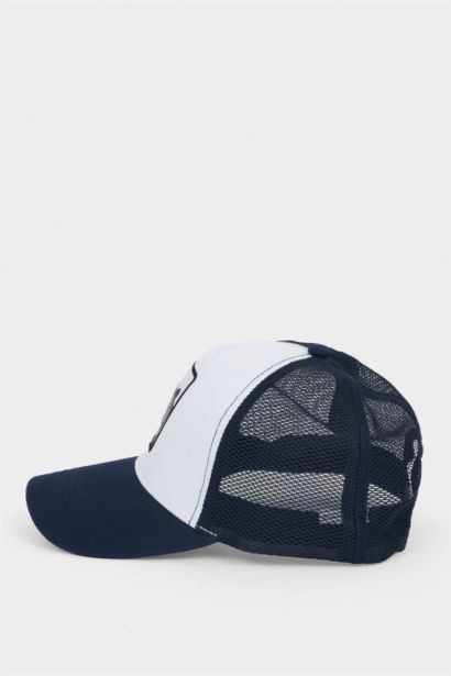 Erkek Etiket Baskılı Dokuma Beyzbol Basketbol Şapkası