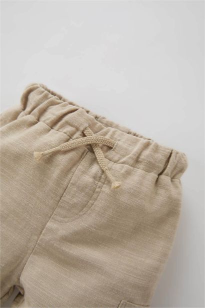 Beli Lastikli Düz Paça Pantolon Erkek Bebek