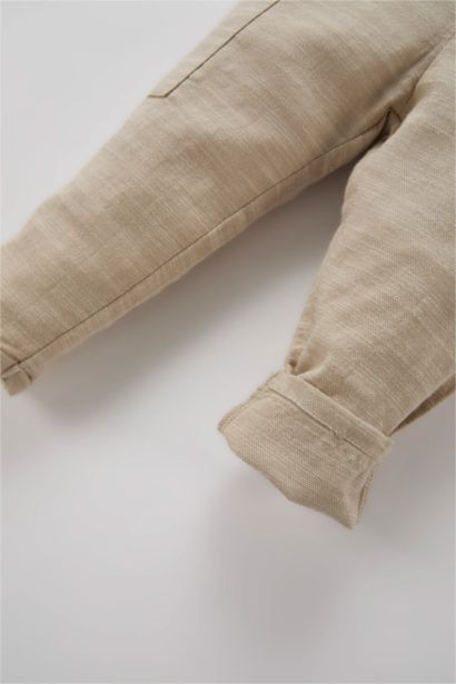 Beli Lastikli Düz Paça Pantolon Erkek Bebek