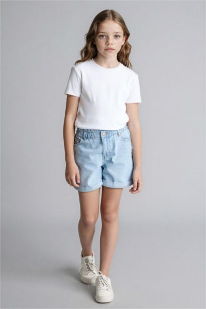 شورت جينز بناتي بيبرباج