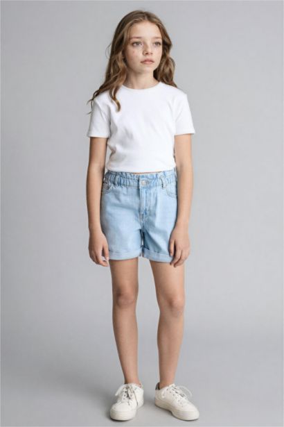 شورت جينز بناتي بيبرباج