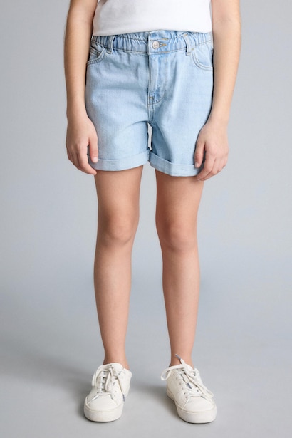 Girl Paperbag Fit Shorts