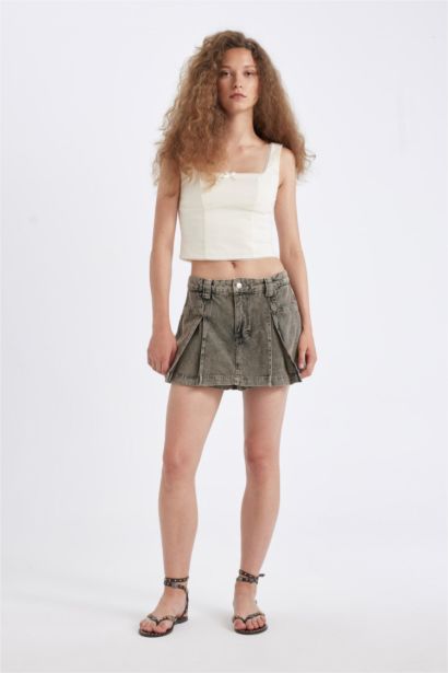 High Waist Denim Shorts