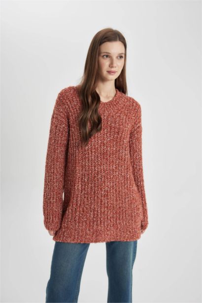 Regular Fit Crew Neck Long Tunic