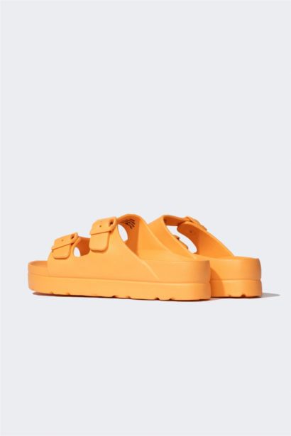 Woman High Sole Double Banded Eva Slippers