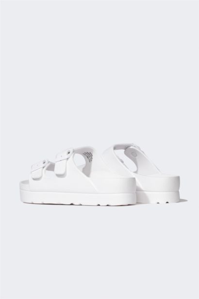 Woman High Sole Double Banded Eva Slippers