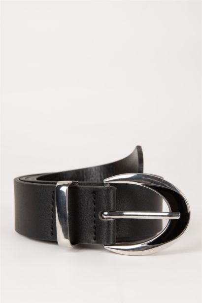 حزام كلاسيكي نسائي جلد صناعي