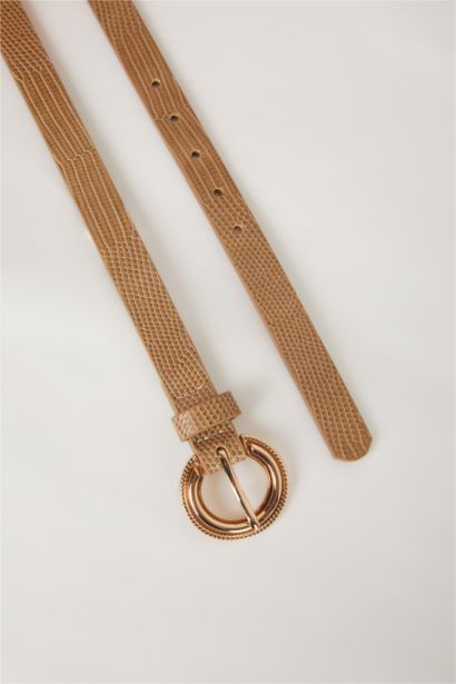 Kadın Suni Deri 2'li Günlük Kemer