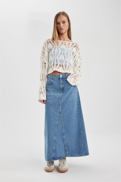 long fit из денима