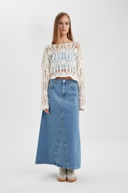 long fit из денима