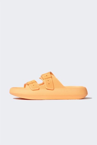 شبشب حريمي إيفا بكعب عالي بشريط مزدوج