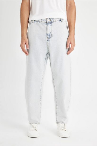 relaxed slouchy fıt деним тар етек Шалбар