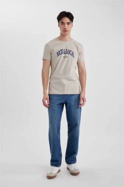 Slim Fit Crew Neck Short Sleeve T-Shirt