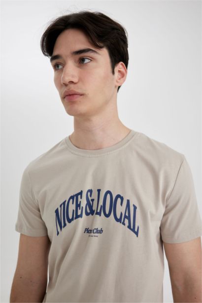 Slim Fit Crew Neck Short Sleeve T-Shirt