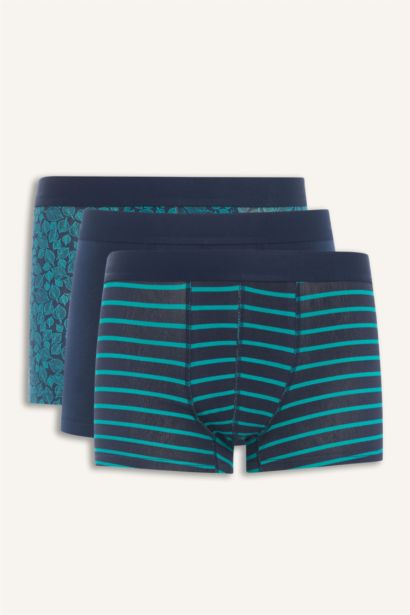 Regular Fit Printed 3 Piece Boxers