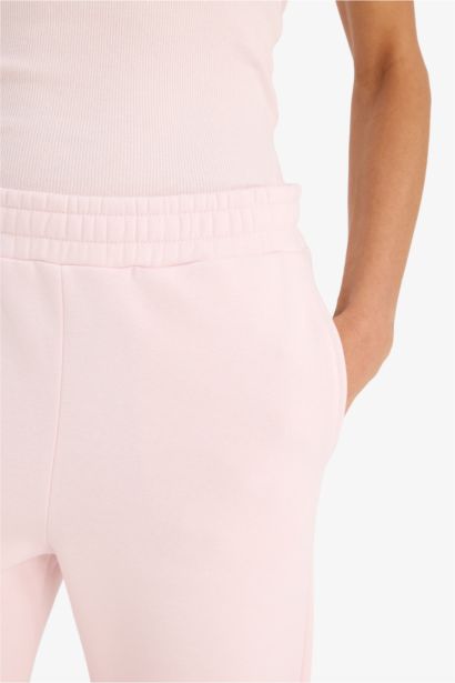 Straight Fit Basic High Waist Sweatpants