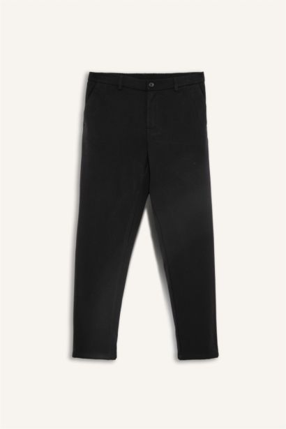 Tailored Fit Straight Leg Trousers