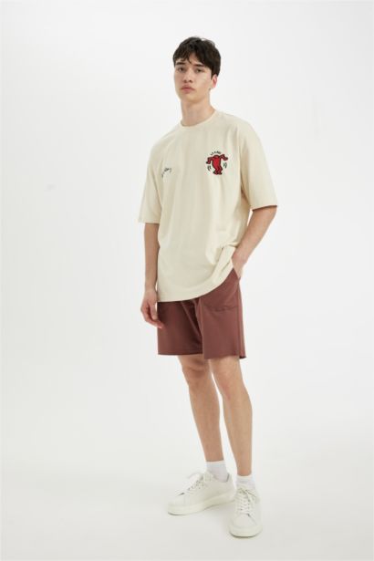 Slim Fit Thin Sweatshirt Fabric Super Skinny Hem Shorts