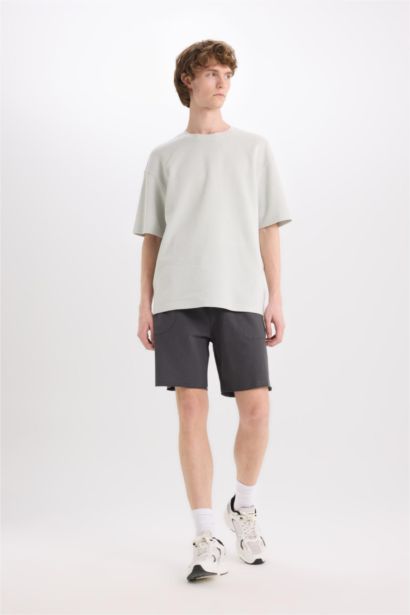شورت سليم فيت عادي من قطن