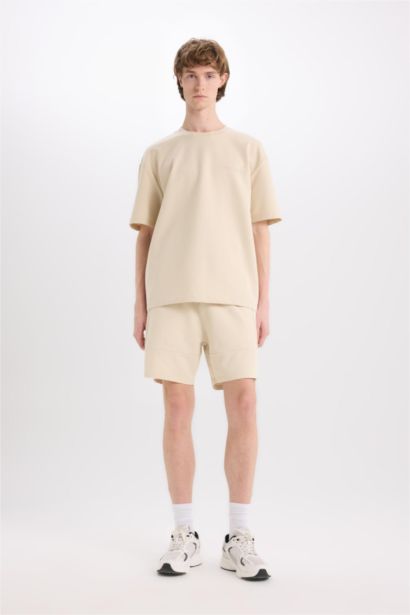 Slim Fit Super Skinny Hem Shorts