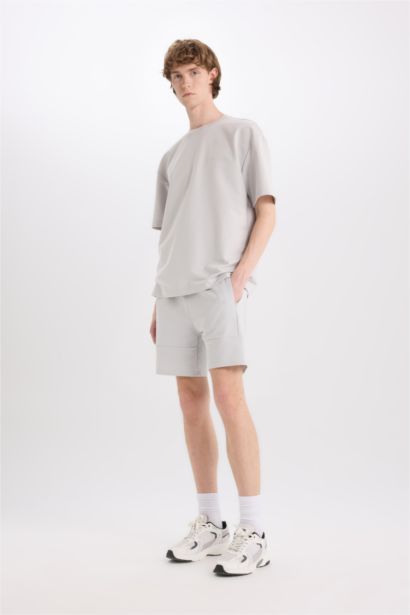 Slim Fit Super Skinny Hem Shorts