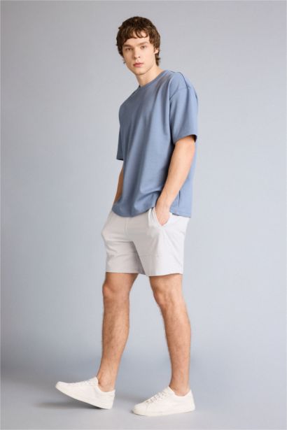 Short Coupe slim raccourcie Ourlet étroit