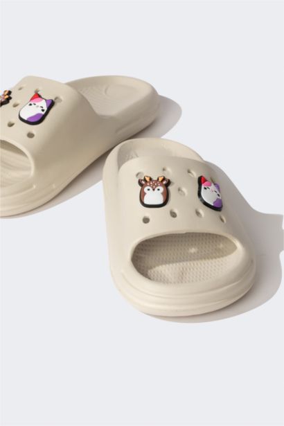 Girl High Sole Single Strap Eva Slippers