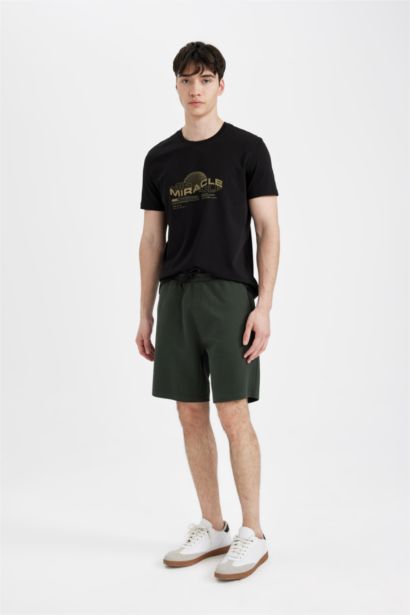Regular Fit Regular Hem Shorts