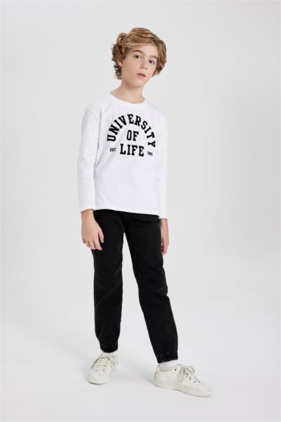 Boy Jogger Elastic Banded Leg Jeans