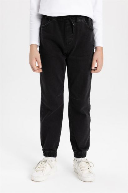 Boy Jogger Elastic Banded Leg Jeans