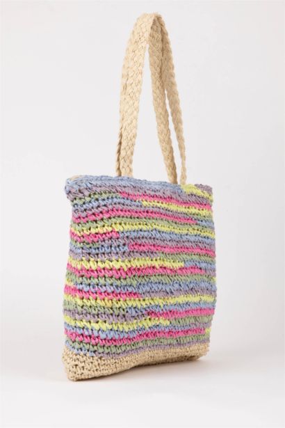 Woman Straw Shopping Bag