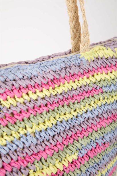 Woman Straw Shopping Bag