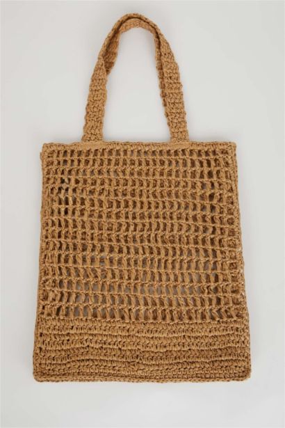 جنطة يد قش نسائي