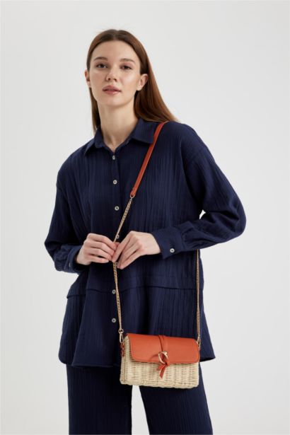 Сумка из саломки для женщин