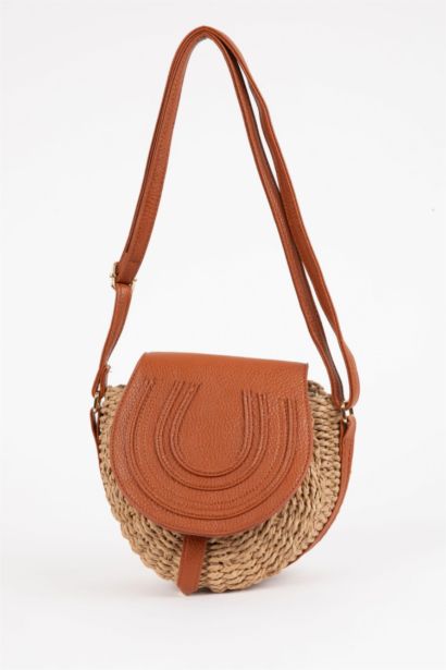 Woman Straw Crossbody Bag