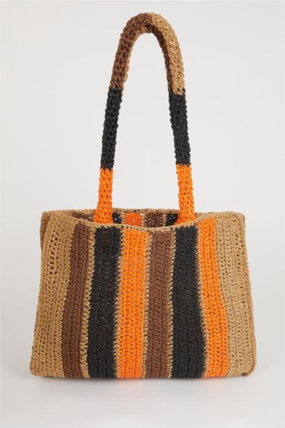 شنطة خوص شوبينج حريمي