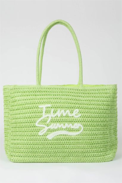 Kadın Hasır Omuz Çantası