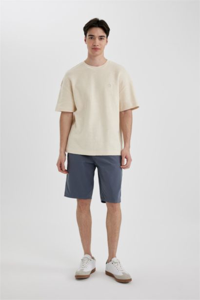 Comfort Fit Crew Neck Knitwear T-Shirt