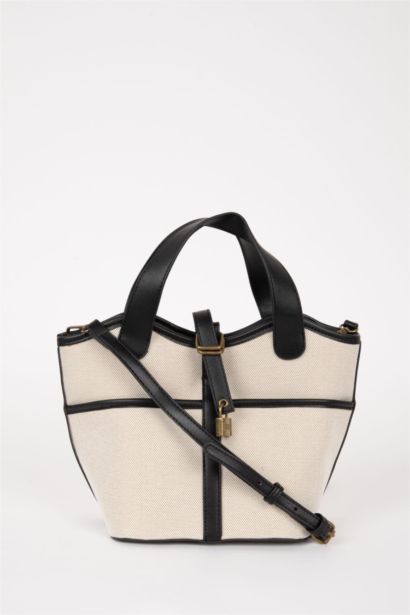 Әйелдерге кенеп шынжырлы иық сөмкесі