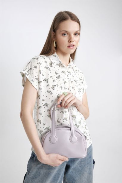 جنطة يد نسائي جلد صناعي