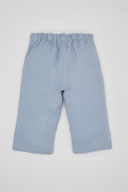 Baby Girl Regular Fit Wide Leg Trousers