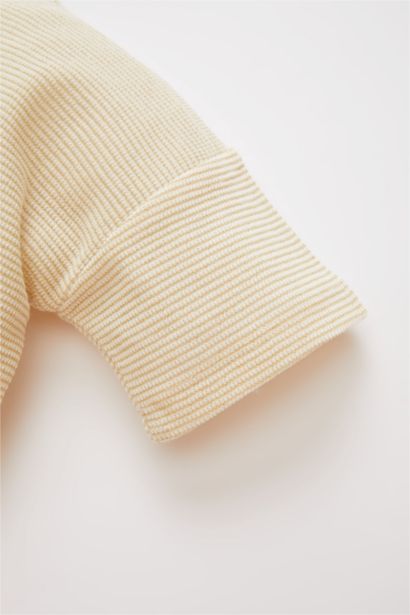 T-Shirt imprimé à Manches Courtes et Col Rond Pour Bébé Fille